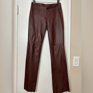 Laundry Genuine leather pants